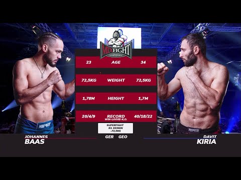 Johannes Baas Vs. Davit Kiria - MFC Full Fight | Frankfurt 2022