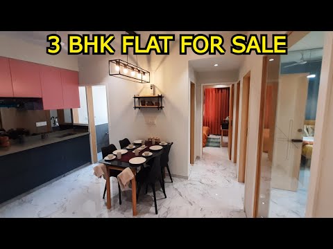 ID 244 3BHK flat for sale Ahmedabad | Sample House Video Tour #ahmedabad | Interior Design idea 2022