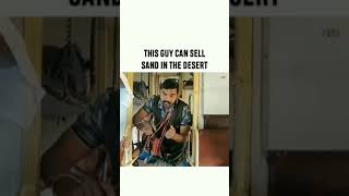 This guy can sell sand in the desert must watch..#lol #funny #talent🤣🤣🤣