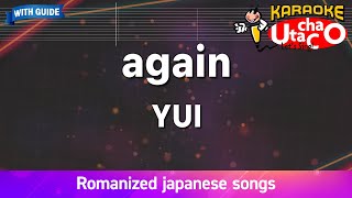 Download lagu again – YUI (Romaji Karaoke with guide) mp3