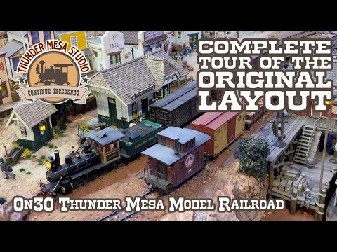 Thunder Mesa Model Railroad | Complete Layout Tour Pre 2024