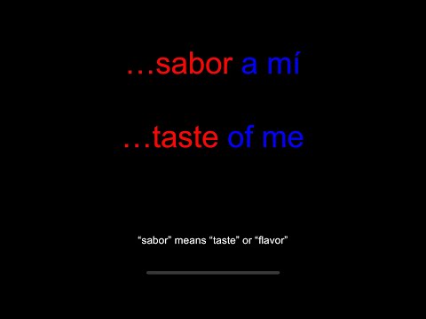 Eydie Gormé “Sabor a mí” (lyrics in Spanish / English)