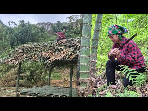 homeless girl's journey to building a bamboo house