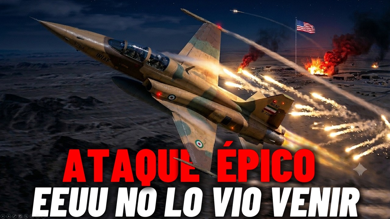 TOP GUN iraníes. ¡Cómo dos CAZAS F-5E iraníes BOMBARDEARON la base aérea de Camp Buehring!