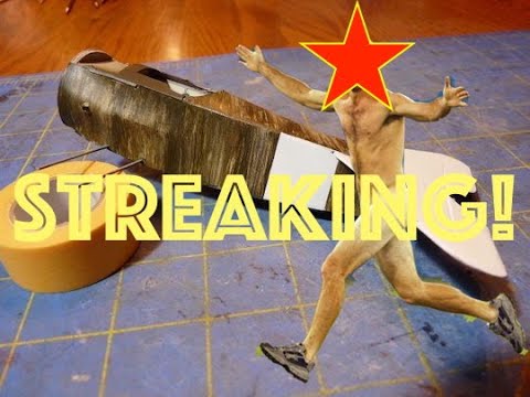 Streaking The Paper Fokker's Fuselage!