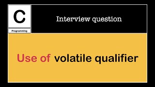 volatile keyword in c | by dubebox