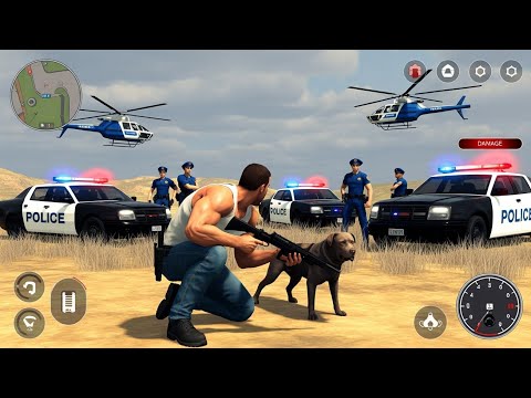 Police Car Chase Simulator 3D Game - Real Cop Cars Driving Simulator 2025 - Android GamePlay