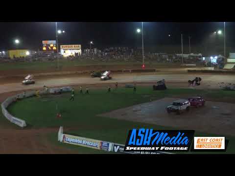 Thrills and Spills, Sprintcar Crashes - Easter Saturday - 31st Mar 2018 - Archerfield Speedway