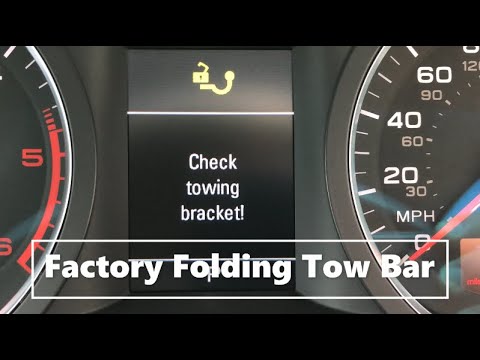 Caravan Towing - Audi Factory Folding Tow Bar Part 1 - Operation