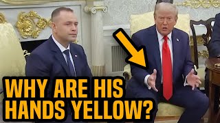 Trump PANICS when asked about Epstein files