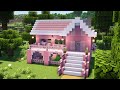 Minecraft How to build a Cherry Blossom Survival House