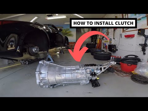 350z G35 - New Clutch, Flywheel and CD009 Transmission Install