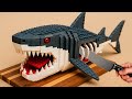 Hunting The WORLD S LARGEST Yummy LEGO Shark IRL Amazing Fish Cutting Skill Stop Motion ASMR