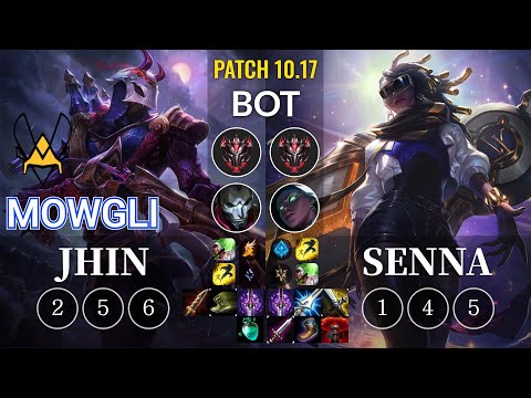 VIT Mowgli Jhin vs Senna Bot - KR Patch 10.17