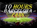 Real Stadium Atmosphere Barcelona | Real fan shouts | for soccer / football ghost games (10 hours)