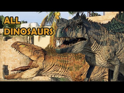 ALL 102 DINOSAURS in Jurassic World Evolution 2: MAX EGGS!! Jurassic World Evolution 2