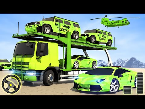 US Army Vehicles Transport Truck - City Car Parking Simulator | Android Gameplay