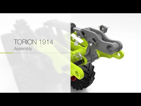 CLAAS TORION 1914. Zusammenbau.
