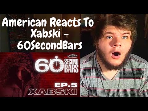 American Reacts To | Xabski - 60SecondBars | Danish Rap
