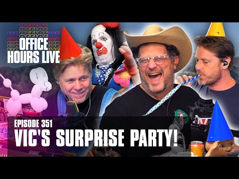 Vic's Surprise Party with Gilly the Clown, Phil Braun, VB3 (Ep 351)