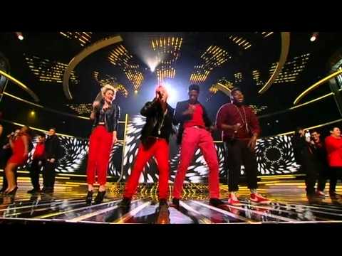 The Final 14 sing Telephone - The X Factor Results Show 2 (Full Version)