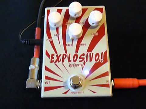 DEDALO EXPLOSIVO OVERDRIVE (XPO-1) - Handmade Effect Pedal - True Bypass