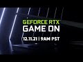 GeForce RTX Game On CES 2021 Event