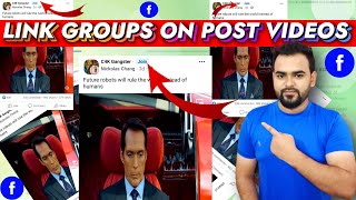 How To Link Groups on Post Videos😍 | Facebook Mai Post Video mai Group lagana sekho | Best Trick