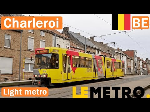 🇧🇪 CHARLEROI LIGHT METRO 2025 | Métro Léger de Charleroi【4K】