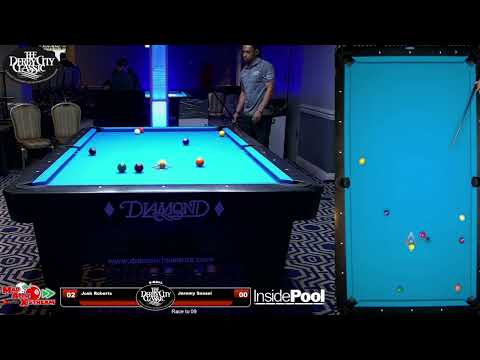 Derby City Classic 2022 Josh Roberts vs Jeremy Sossei 9- Ball!
