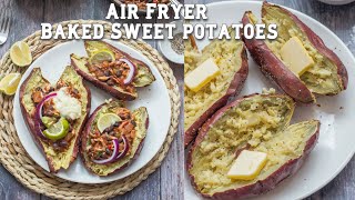 Air Fryer Baked Sweet Potatoes | (Caribbean Style) | Cook With Charla