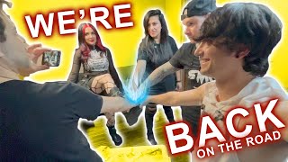 FINALLY BACK ON TOUR! @Halocene @laurenbabic @davidmichaelfrank HCU TOUR VLOG #2