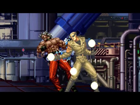 Brazil Team vs Final Boss Rugal level 8 KOF 95 Ikari Warriors Team