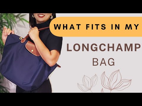O QUE CABE NA BOLSA LONGCHAMP LE PLIAGE | O QUE ESTÁ DENTRO DA MINHA BOLSA | REVISÃO DA BOLSA