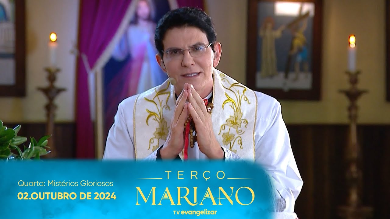 Quarta-Feira: Mistérios Gloriosos | Terço Mariano com @PadreManzottiOficial | 02/10/24