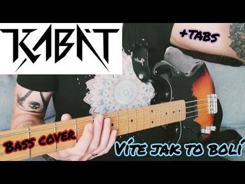 Kabát - Víte jak to bolí (Bass cover + tabs) #kabatbass #kabattabs #kabatcover #basscover #basstabs