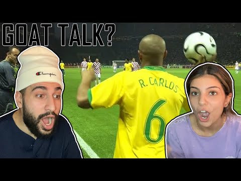 ROBERTO CARLOS IS SEVERELEY UNDERRATED 🤯 Couples React To Roberto Carlos Was an Absolute Monster!