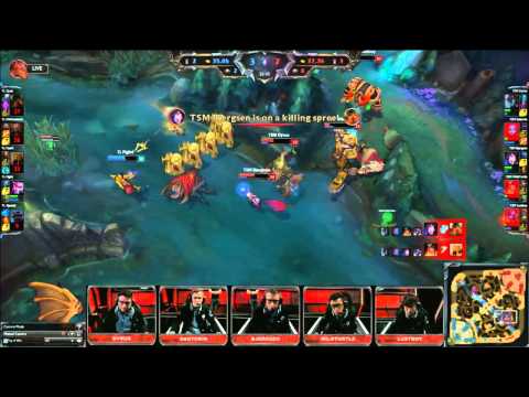 Highlights and Sounds of the Game TSM vs Team Liquid : Game 3 - NA LCS Semifinals Day 2