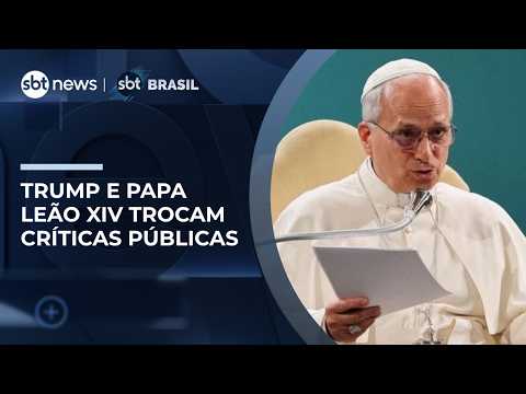 Donald Trump e Papa Leão XIV trocam críticas públicas sobre política nuclear