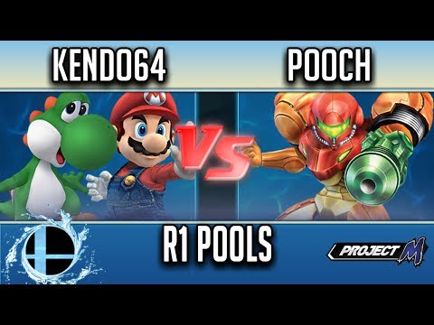 Kendo64 (Yoshi, Mario) vs Pooch (Samus) - Smash 'N' Splash 3 PM R1 Pools