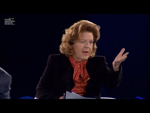 Eithne Treanor moderates Investment Trend panel at FII in Riyadh, Saudi Arabia