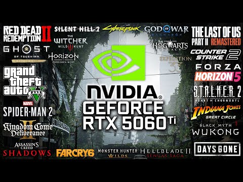 RTX 5060 Ti - Test in 30 Games (1080p)