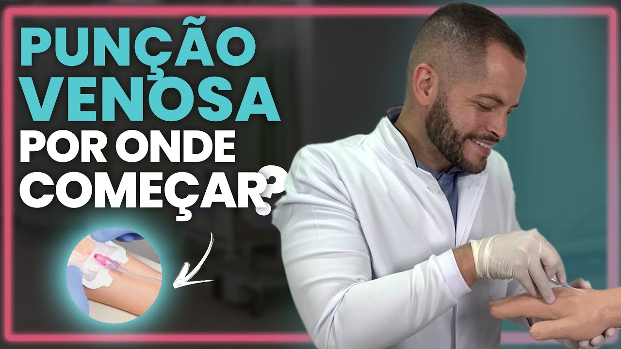 Punção venosa começa pela parte Distal? Será? 🤔