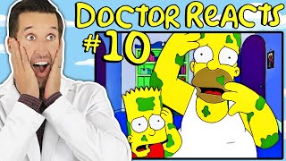 ER Doctor REACTS to THE SIMPSONS Funniest Medical Scenes #10