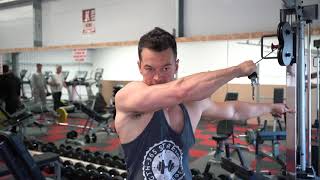 Unilateral Cable Rear Delt Fly