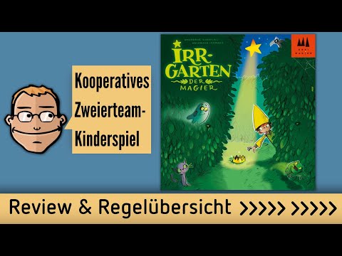 Irr-Garten der Magier– Brettspiel – Review und Regelerklärung
