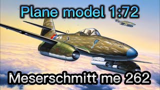 Plane model 1:72 meserschmitt me 262
