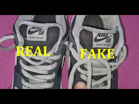 Real vs Fake Nike SB Dunk Low pro. How to spot fake Nike Dunk Shadow J pack