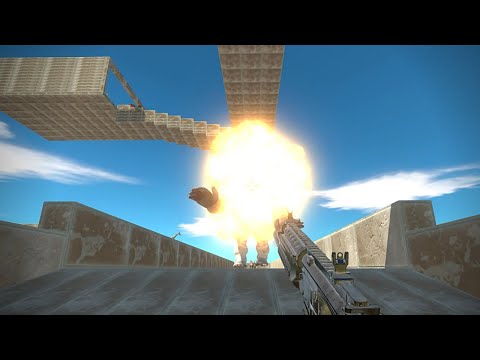 DEATH CLIMB WITH GRENADE LAUNCHER !! FPS PERSPECTIVE -Animal Revolt Battle Simulator