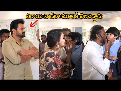 See Manchu Manoj Reaction Towards Lakshmi Manchu & Mohan Babu with Vishnu's Son | Friday Culture